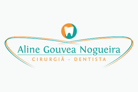 Criação de logotipo para o dentista e consultório odontológico. Porto Alegre, Brasil.