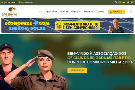 ASOFBM Associação dos Oficiais da Brigada Militar e do Corpo de Bombeiros Militar do estado do Rio Grande do Sul